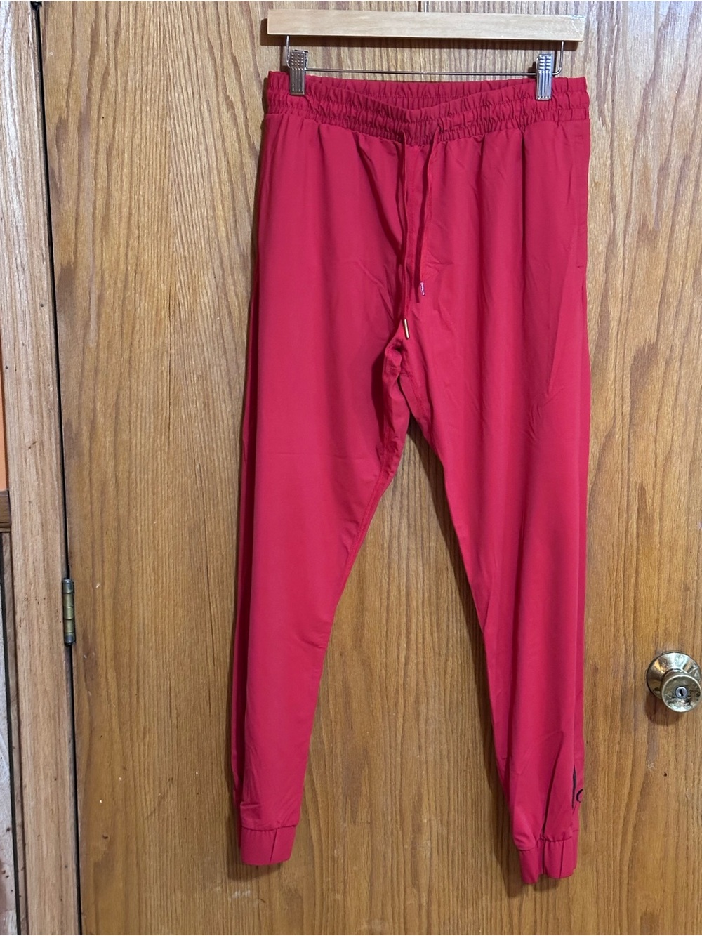 ZYIA Active Red Workout pants‎ joggers women’s sz medium